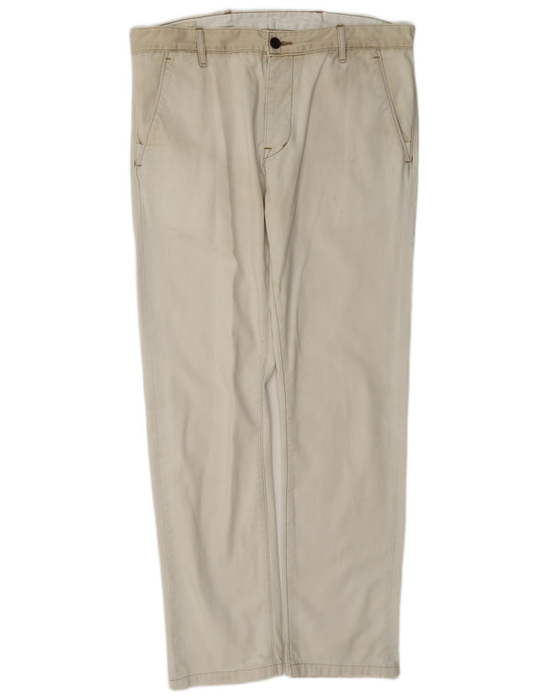 Pantaloni chino dritti da uomo Levi's W38 L32 bianchi