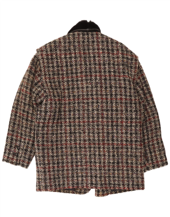 Giacca blazer doppiopetto da uomo Breco IT 48 medio a quadri multicolore