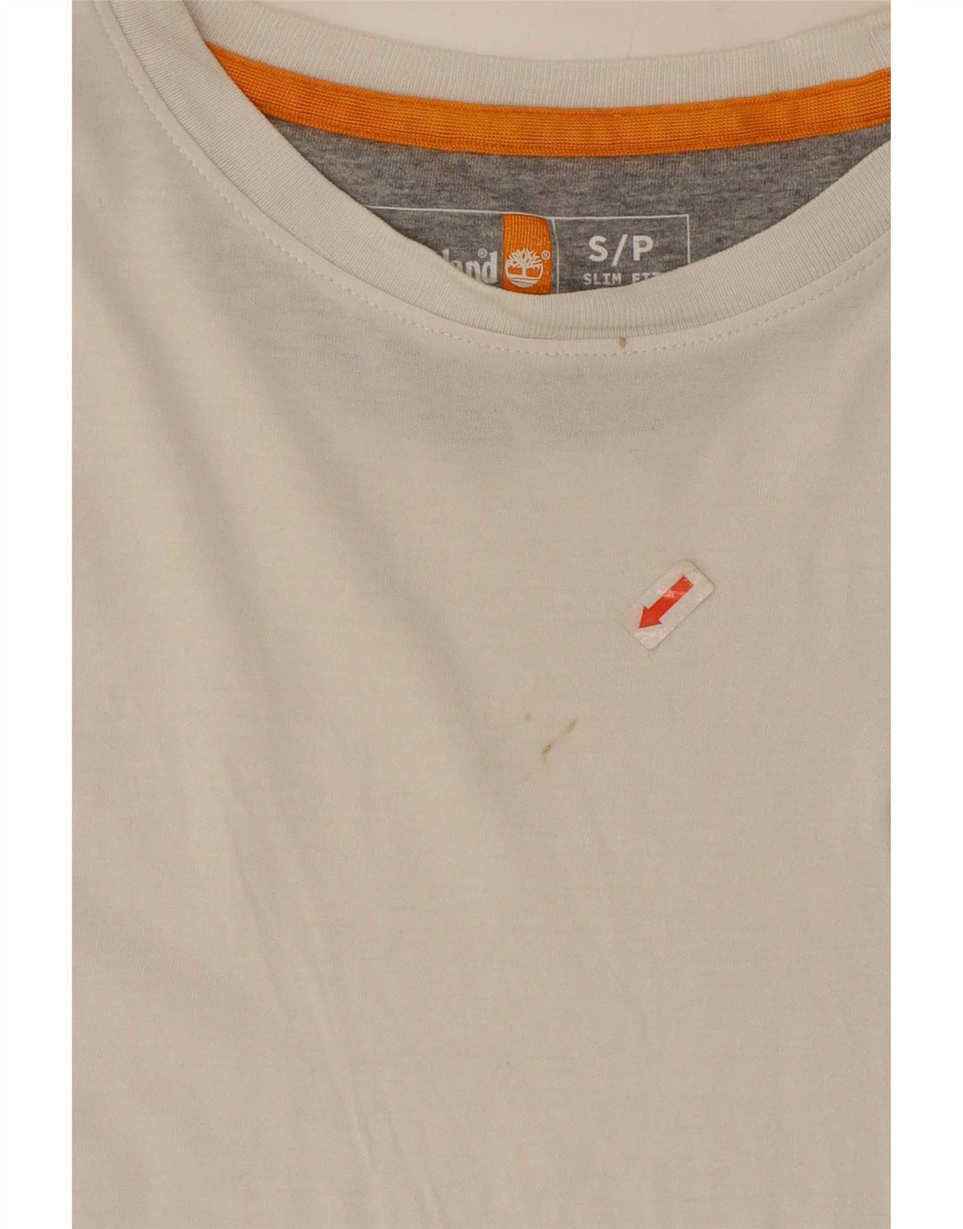 T-shirt da uomo slim fit Timberland Top piccola in cotone bianco
