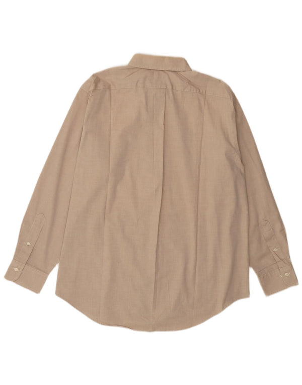 RALPH LAUREN Camicia da uomo Taglia 17 1/2 XL Cotone beige