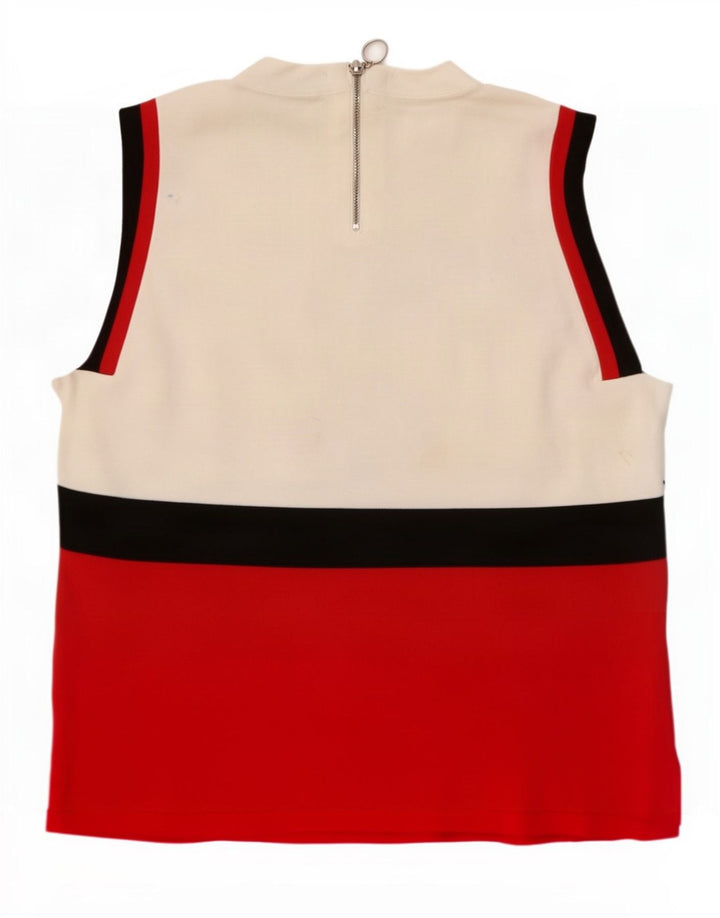 Canotta da donna Marks & Spencer UK 12 Medium White Colourblock in poliammide