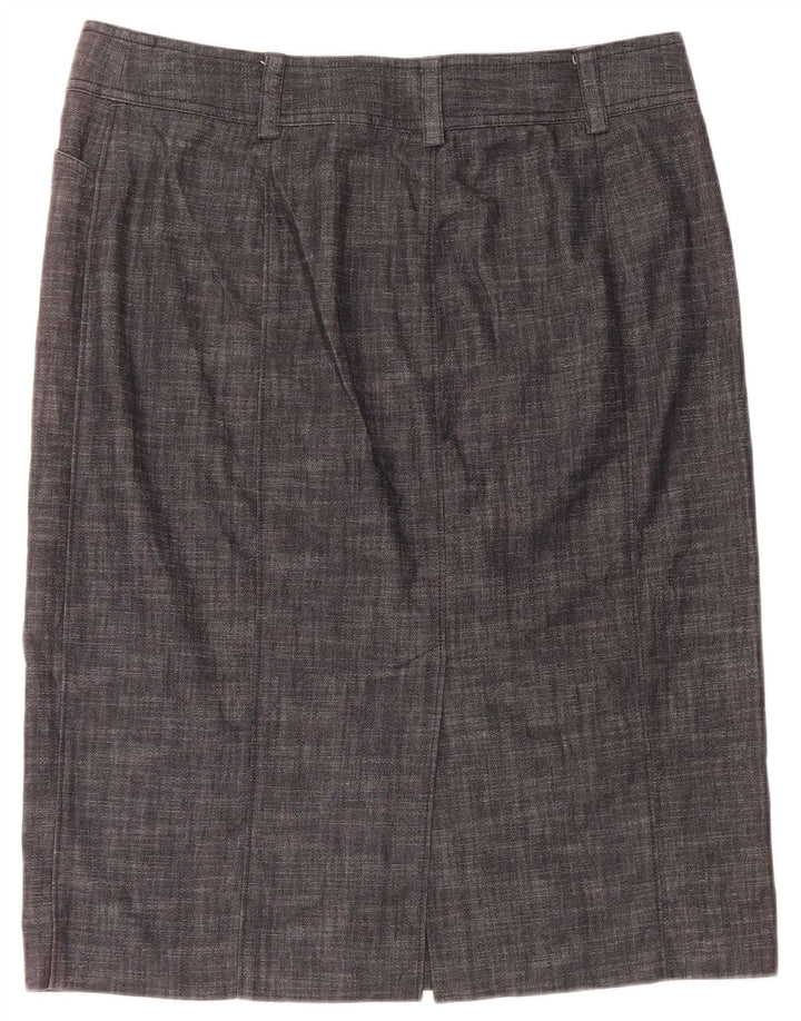 Gonna dritta da donna J. CREW US 12 Large W32 Cotone grigio