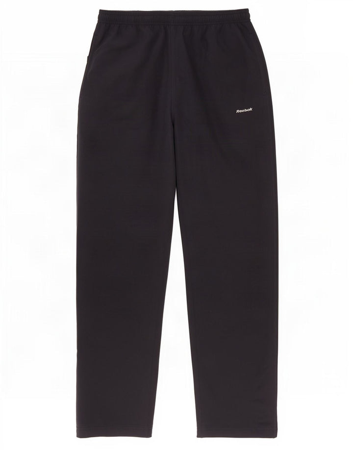 Pantaloni da tuta da donna Reebok UK 12 Medium Blu Navy Poliestere