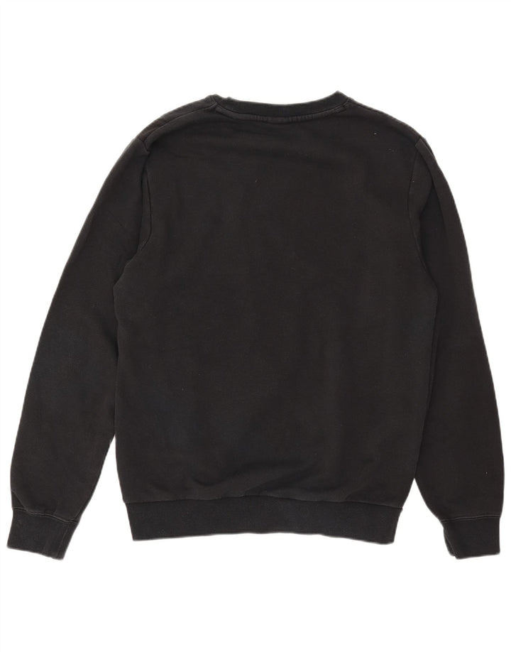 Felpa grafica Nike da uomo, maglione piccolo, cotone nero