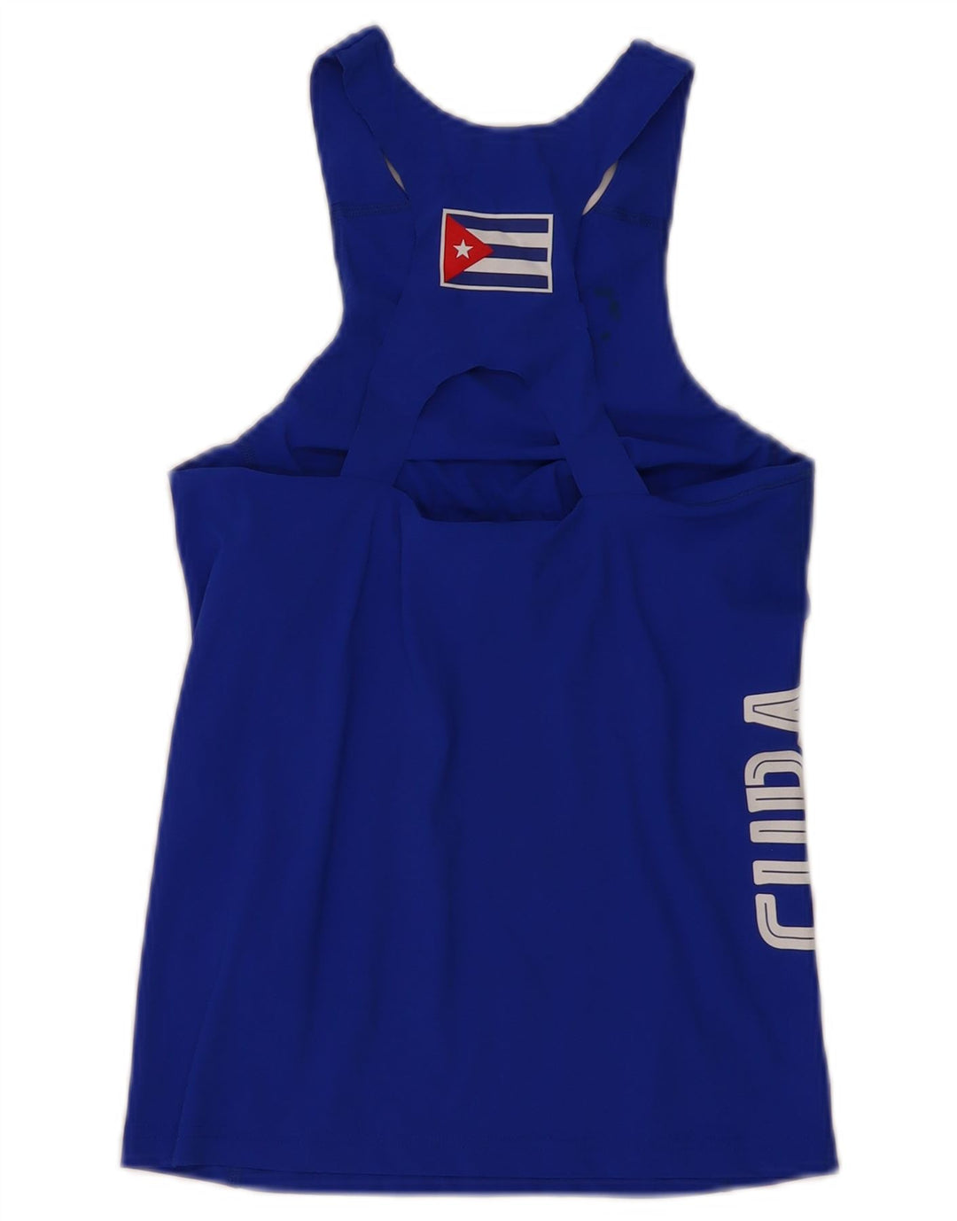 Canotta grafica PUMA da donna Cuba UK 8 Small blu in poliammide
