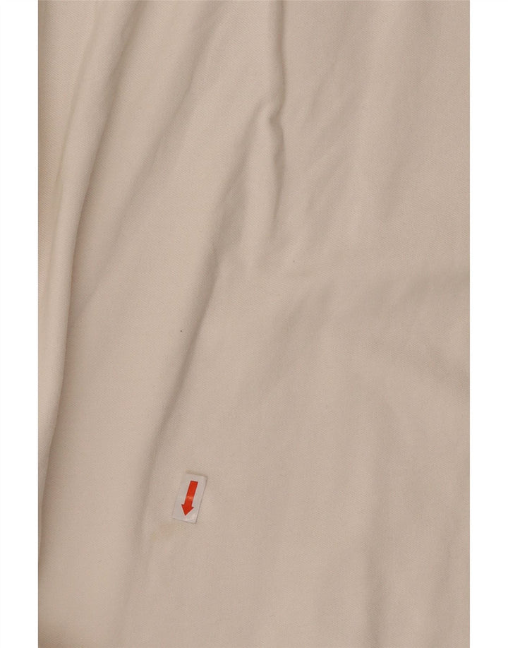 Polo da rugby da donna a maniche lunghe TRUSSARDI UK 18 XL in cotone bianco