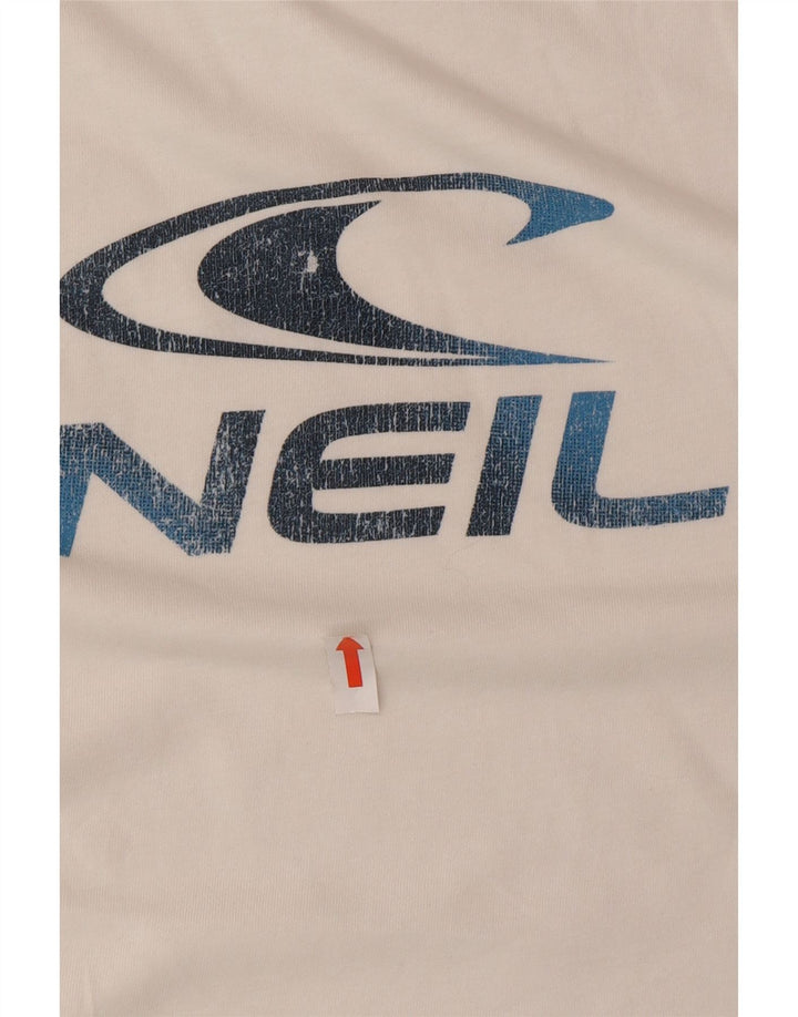T-shirt grafica da uomo con vestibilità regolare O'Neill XL in cotone bianco