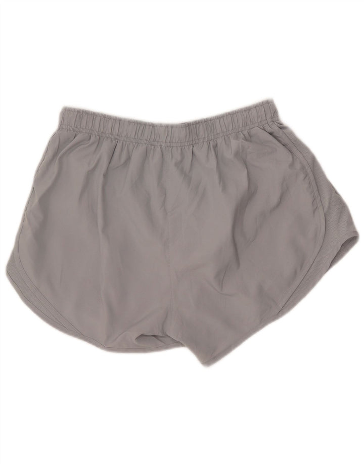 Pantaloncini sportivi NIKE Dri Fit da donna UK 14 Large Grigi