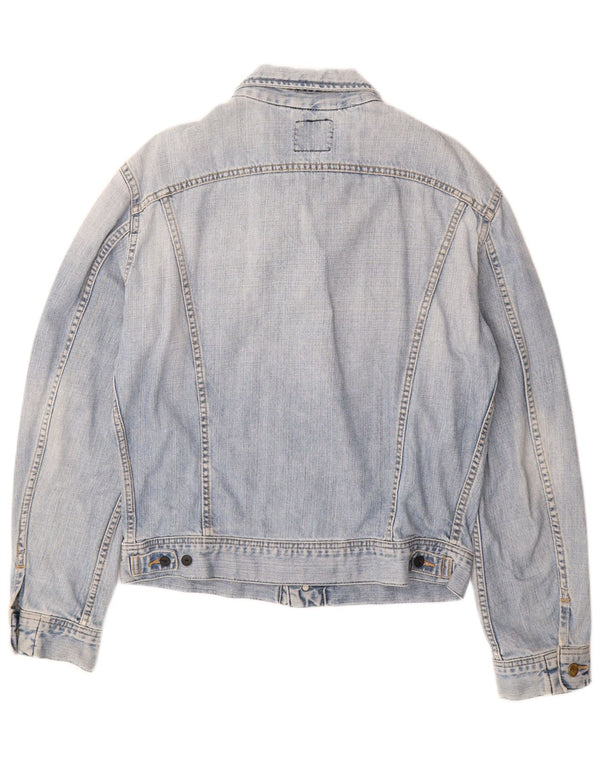 Giacca di jeans da donna LEE UK 16 grande cotone blu