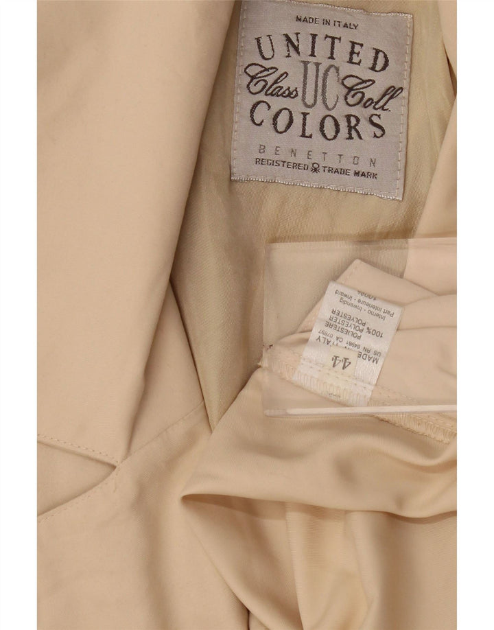 Top cardigan lungo oversize da donna Benetton IT 44 Beige medio