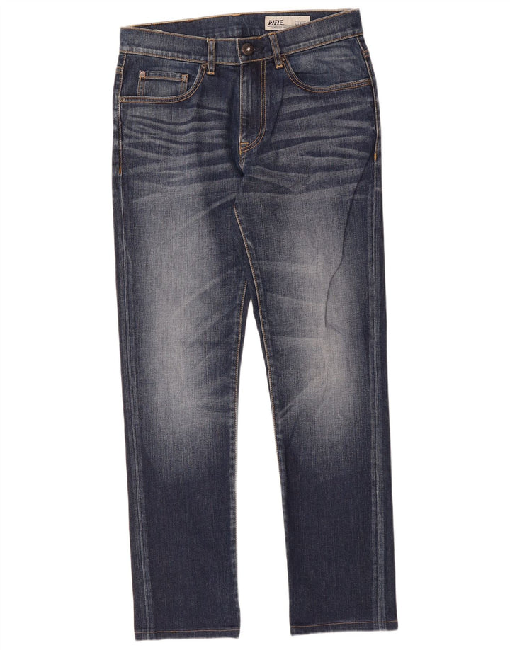 Jeans dritti da uomo Rifle W33 L31 in cotone blu