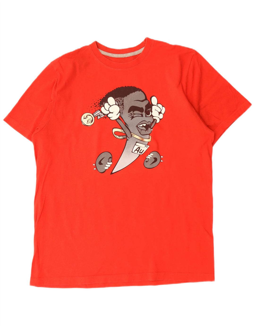 T-shirt grafica Nike da uomo con vestibilità regolare, XL, rossa