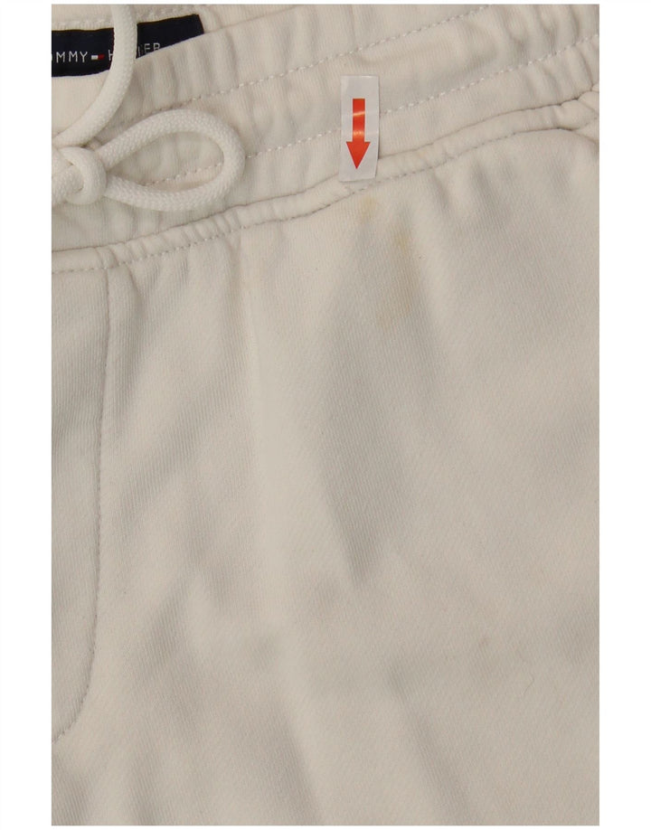 TOMMY HILFIGER Pantaloncini sportivi grafici da uomo Cotone bianco medio