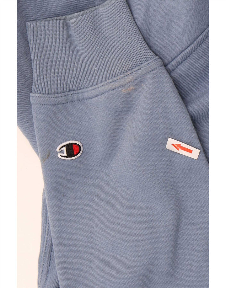 Maglione con cappuccio da uomo Champion piccolo in cotone blu