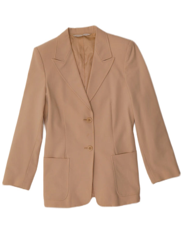 Giacca blazer a 2 bottoni da donna Penny Black UK 6 XS Poliestere beige