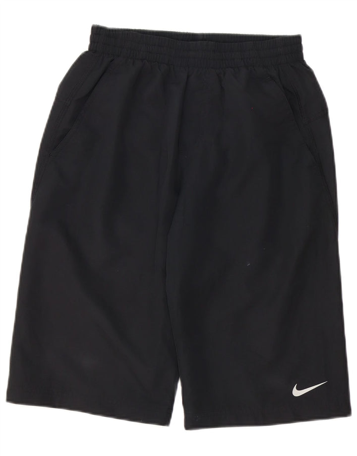 Pantaloncini sportivi Nike da ragazzo con grafica 12-13 anni, taglia grande, neri