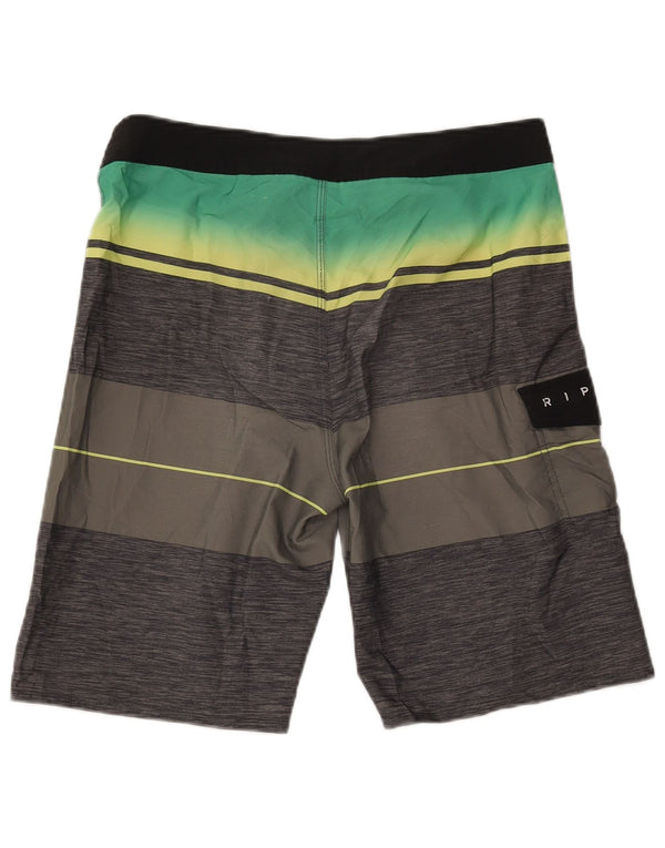 Pantaloncini da bagno da uomo RIP CURL grigio medio color block