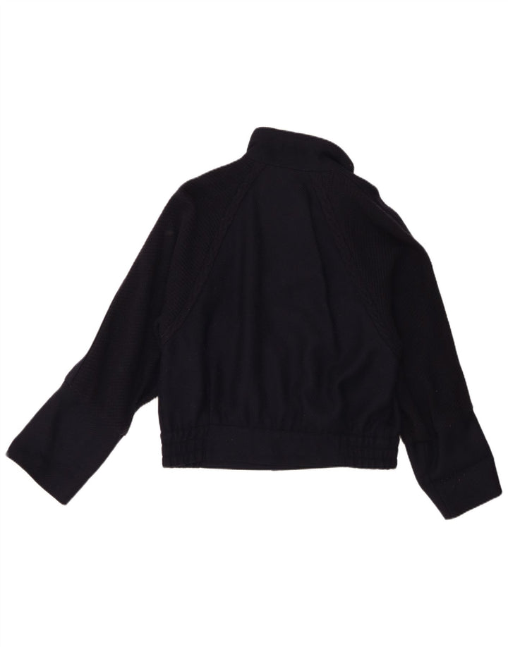 Giubbotto bomber oversize da donna Ravens EU 36 piccolo blu navy in lana vergine
