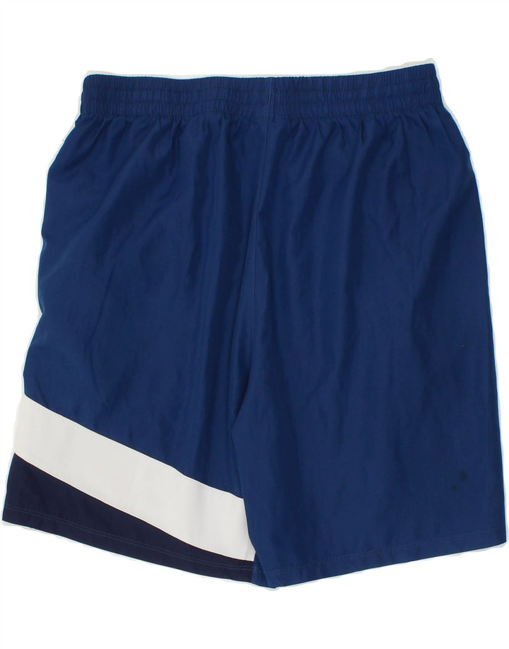 UMBRO Mens Sport Shorts Medium Navy Blue Colourblock Polyester Vintage Umbro and Second-Hand Umbro from Messina Hembry 