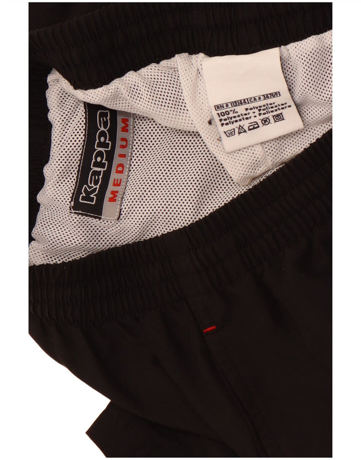 Pantaloncini sportivi da uomo KAPPA medio nero in poliestere