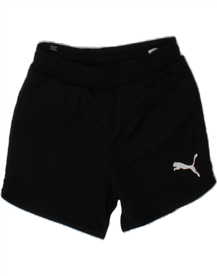 PUMA Boys Sport Shorts 7-8 Years  Black Polyester Vintage Puma and Second-Hand Puma from Messina Hembry 