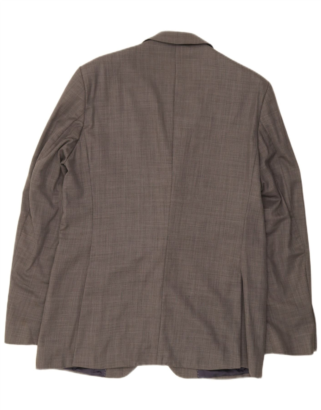 Giacca blazer da uomo a 2 bottoni Zara EU 52 grande lana grigia