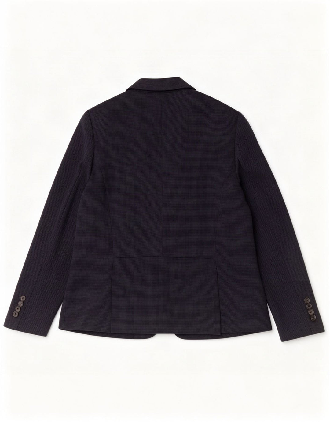 Marks & Spencer Giacca blazer a 2 bottoni da donna UK 14 Large Blu Navy Cotone