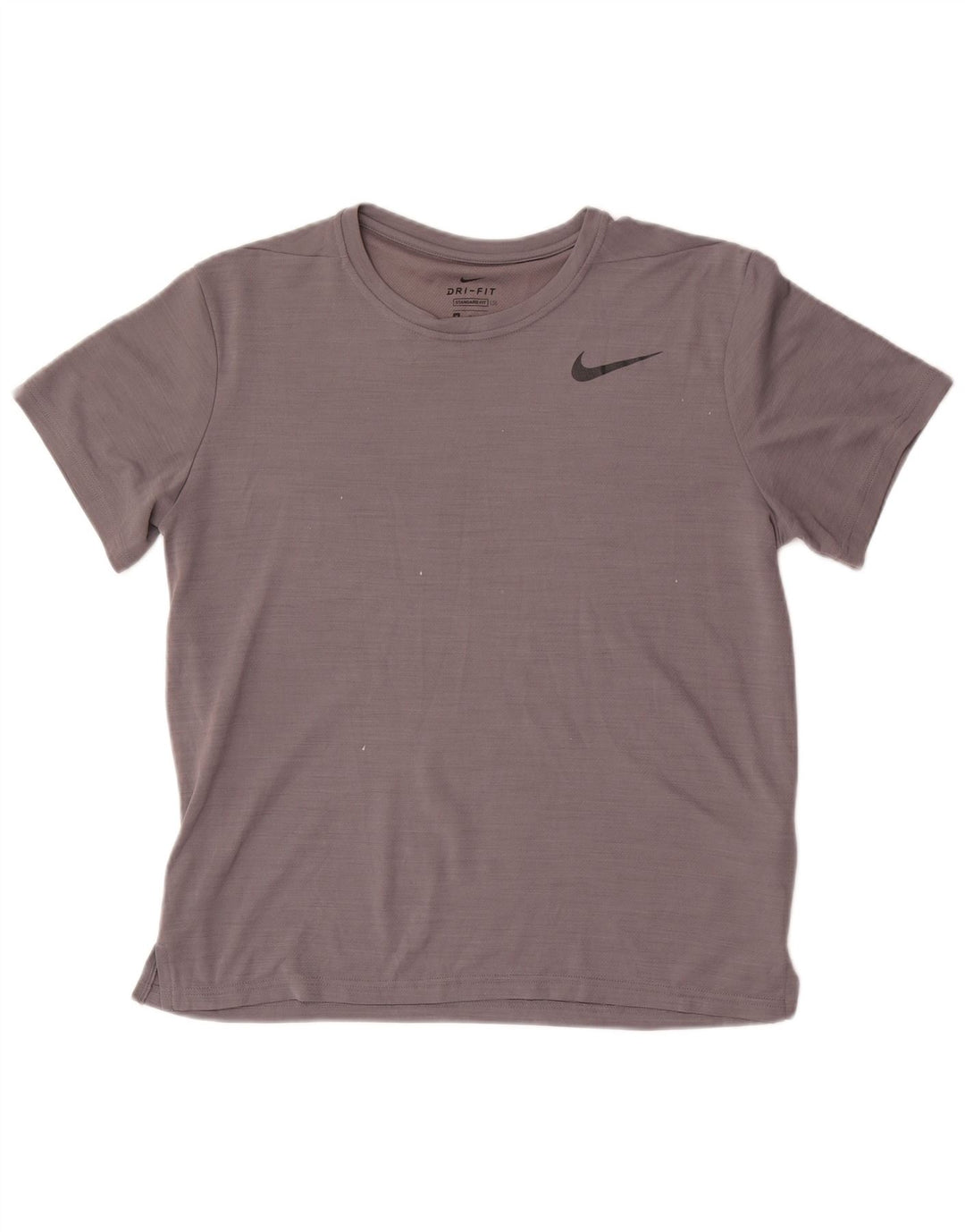 T-shirt Nike Dri Fit Standard Fit da uomo in poliestere grigio medio