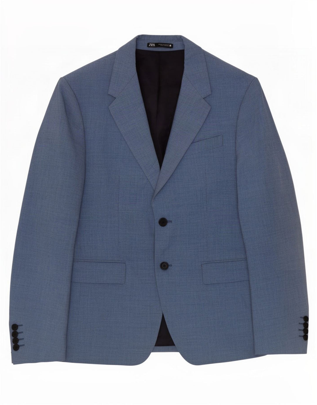 Giacca blazer a 2 bottoni da uomo Zara EU 50 blu medio