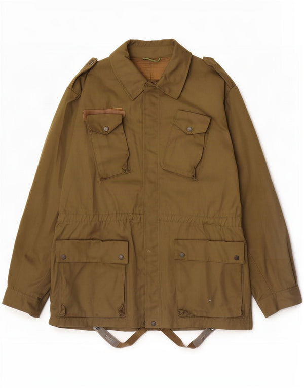 Vintage Mens Military Jacket IT 50 Large Khaki