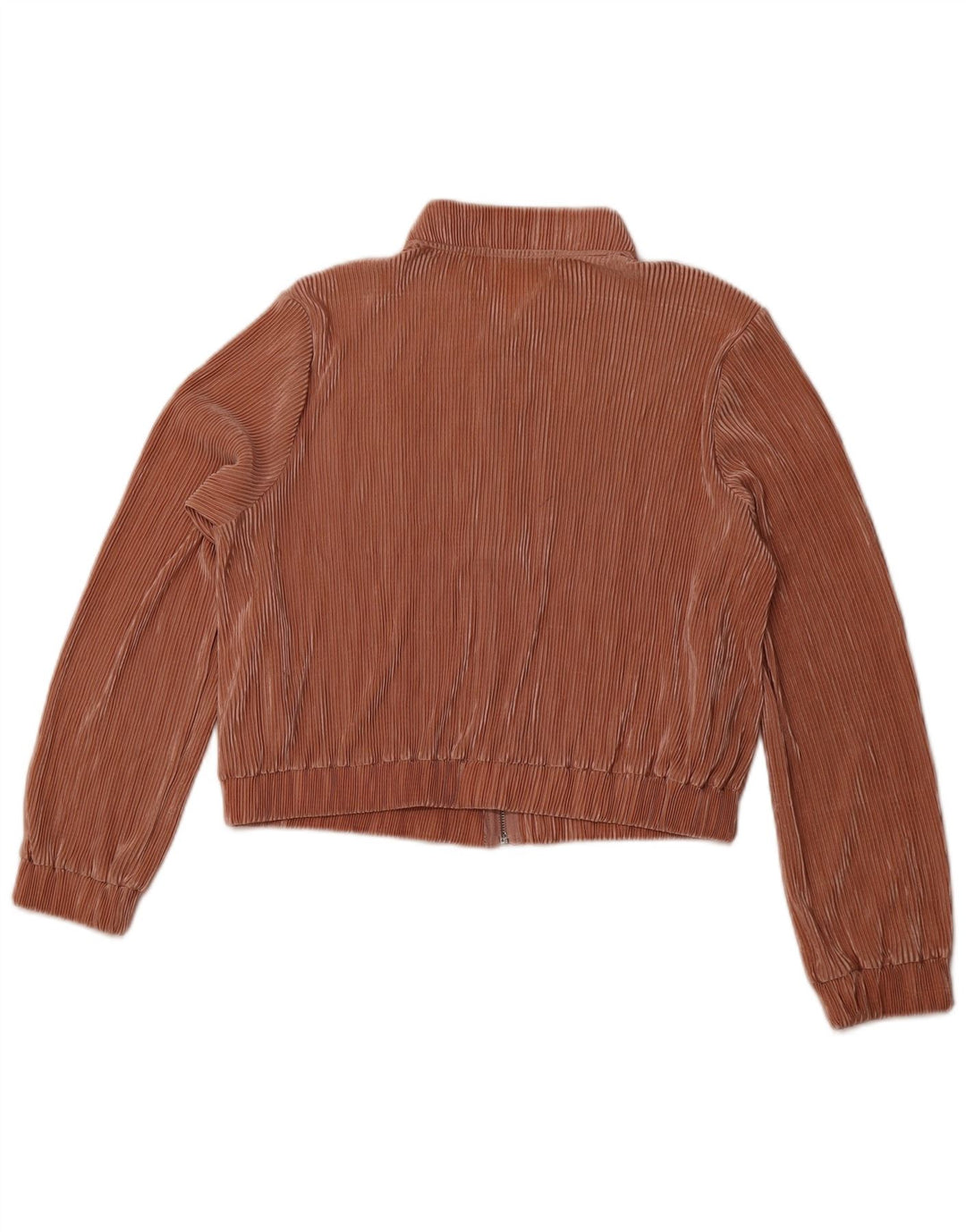 Giubbotto bomber da donna ZARA UK 16 grande rosa poliestere