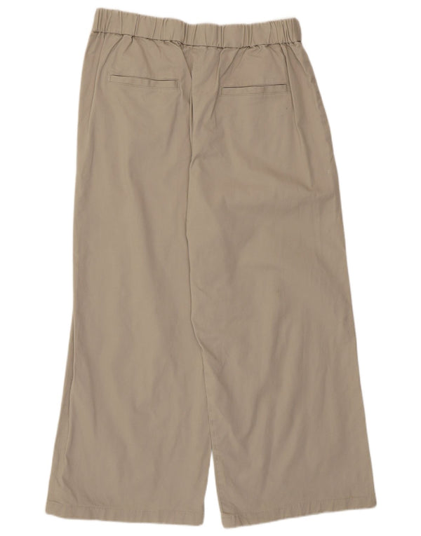 Pantaloni capri da donna con pegging French Connection UK 10 piccoli W30 L24 Beige