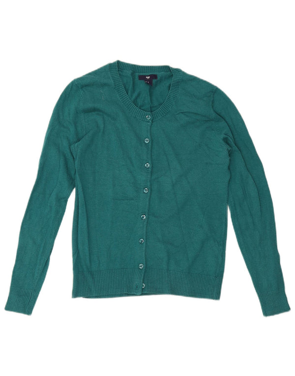 Maglione cardigan vestibilità regolare da donna Gap UK 10 piccolo cotone verde