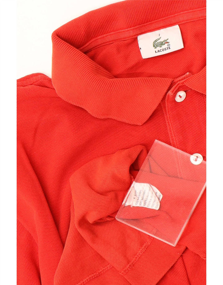 Polo da uomo Lacoste taglia 7 2XL cotone rosso