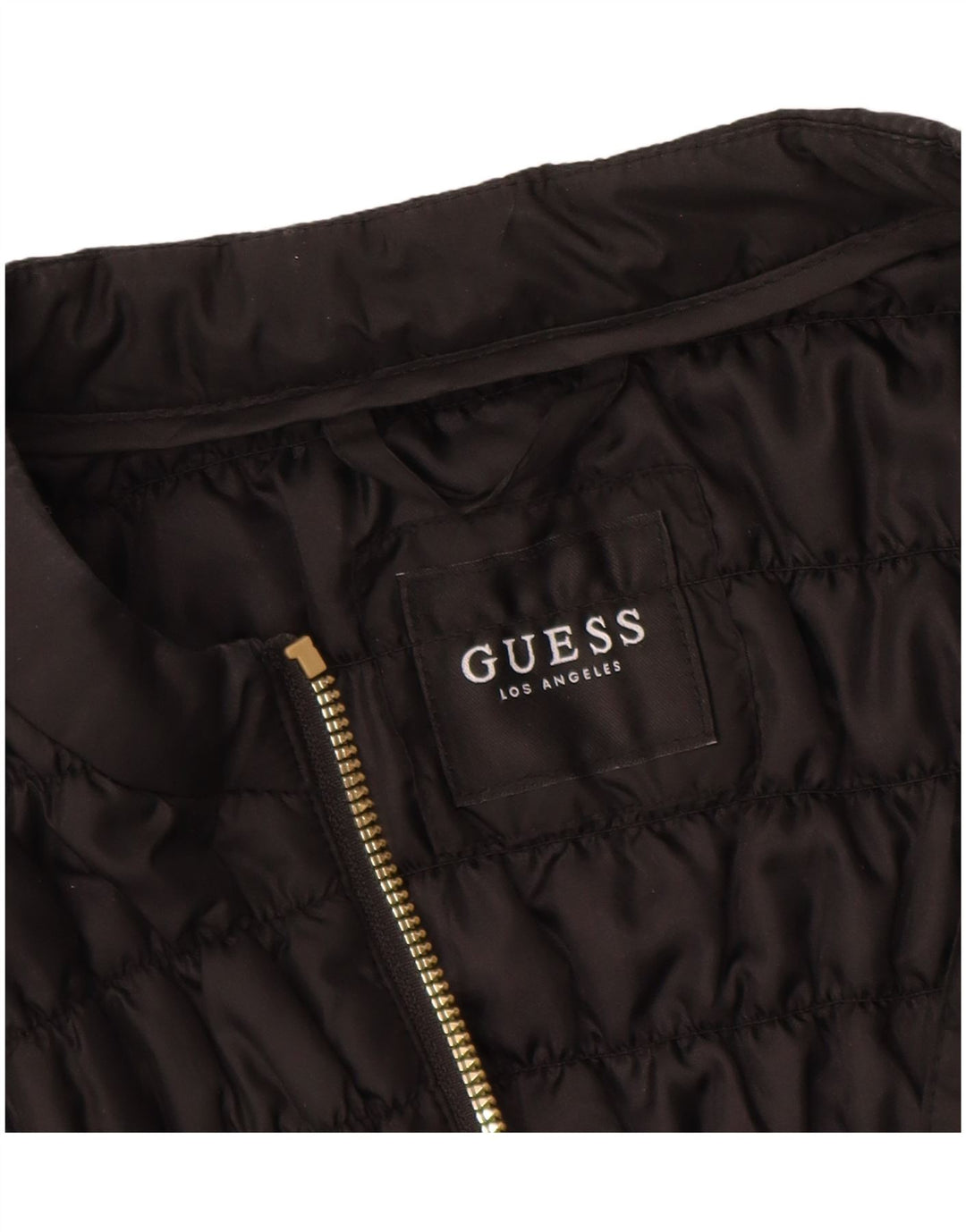 Giacca imbottita da donna GUESS UK 12 media nera