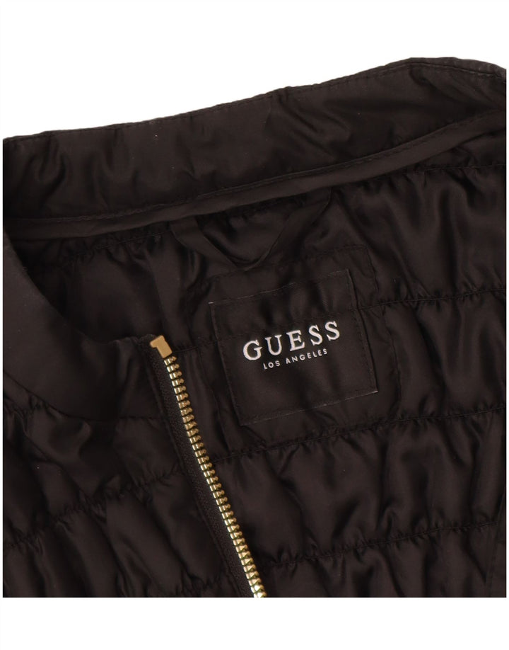 Giacca imbottita da donna GUESS UK 12 media nera