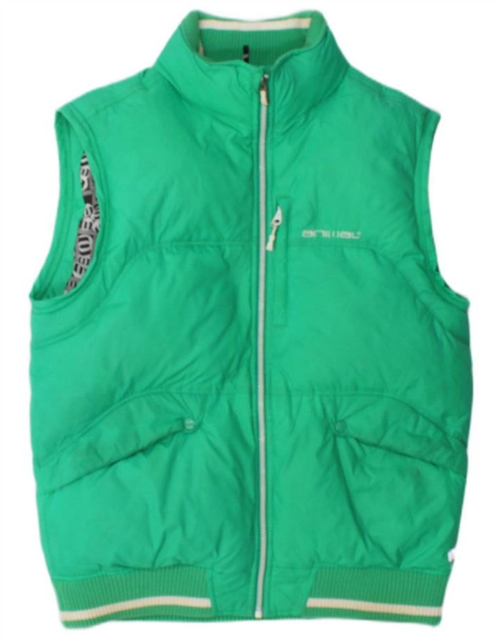 Gilet imbottito da uomo Animal UK 38 nylon verde medio