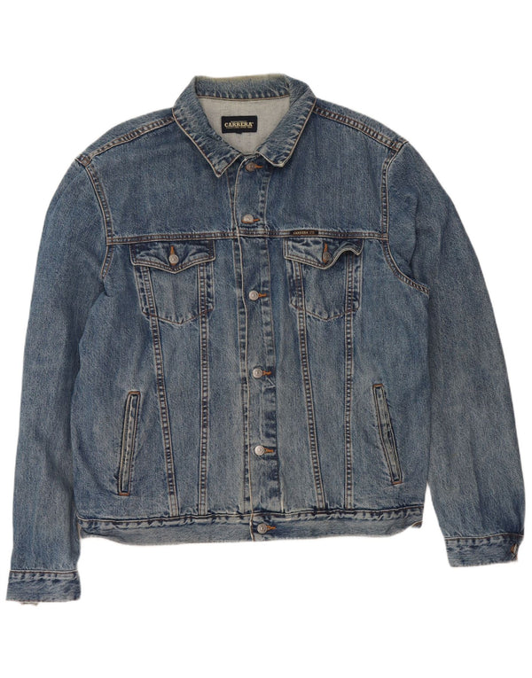 Giacca di jeans da uomo Carrera UK 44 2XL Cotone blu