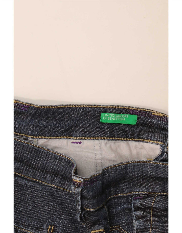 Jeans dritti da donna Benetton W32 L28 Blu navy