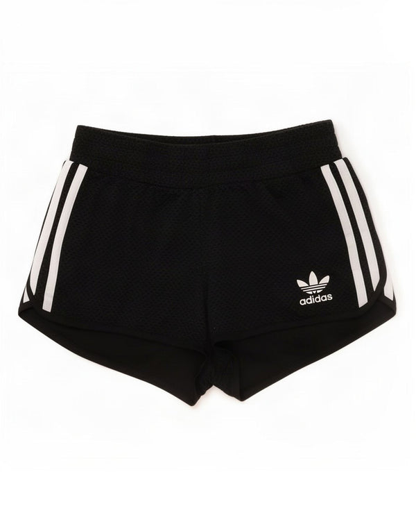 Pantaloncini sportivi Adidas da donna UK 6 XS poliestere nero
