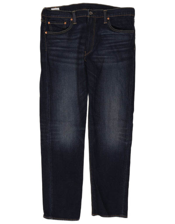 Levi's Uomo 502 Jeans affusolati W36 L32 Cotone blu navy
