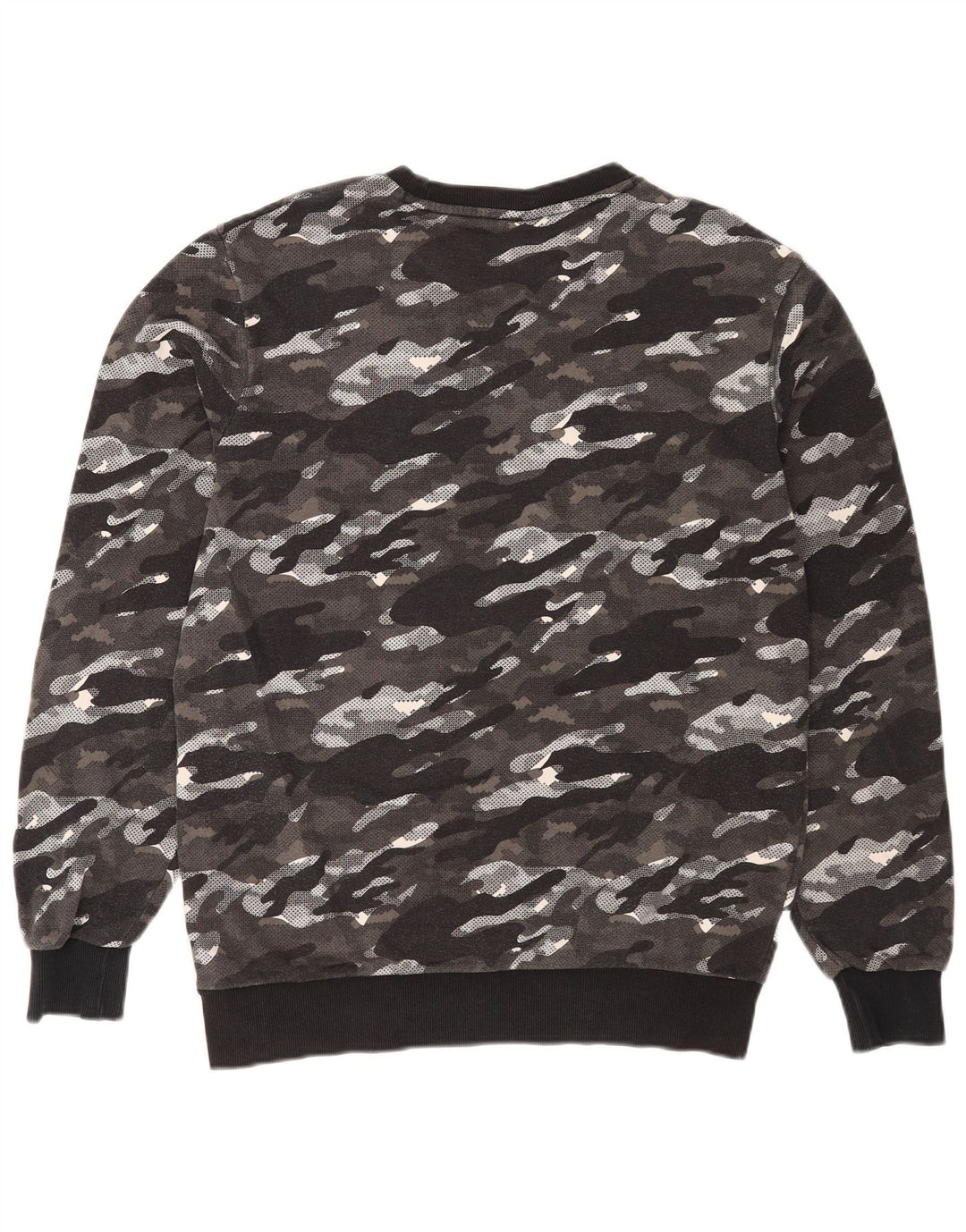 Felpa grafica da uomo Puma Maglione grigio medio mimetico