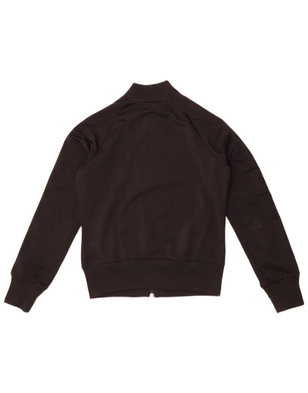 Giacca da ginnastica corta da donna Adidas IT 44 medio nero poliestere