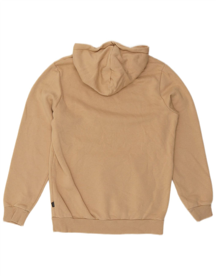 Felpa con cappuccio da uomo Puma Small Beige