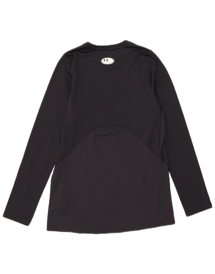 Under Armour Uomo Cold Gear Top manica lunga poliestere nero medio