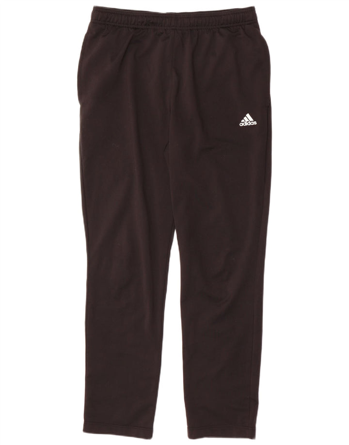 Pantaloni da tuta da uomo Adidas UK 42/44 Large Nero Poliestere