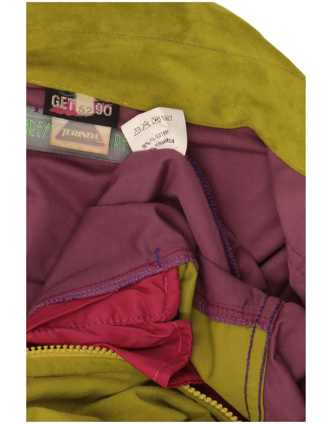 GREAT ESCAPES Giacca da tuta da uomo IT 52 Large Purple Colourblock