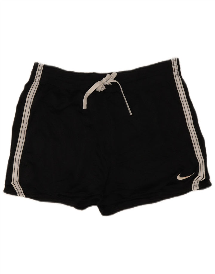 Pantaloncini sportivi Nike Dri Fit da uomo, poliestere medio nero