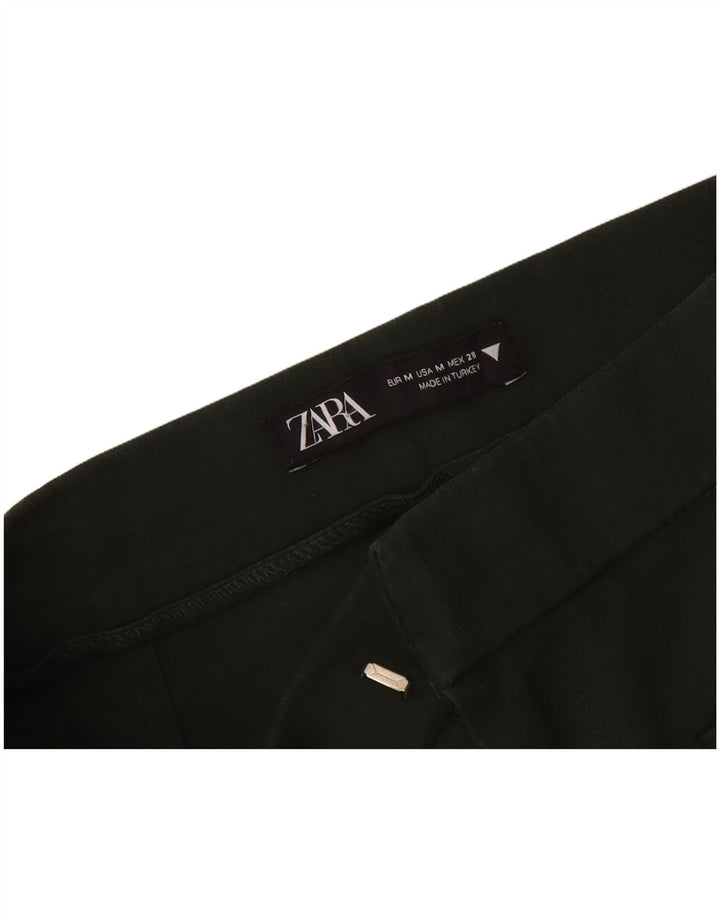 Pantaloni corti Bootcut da donna Zara medi W28 L25 kaki