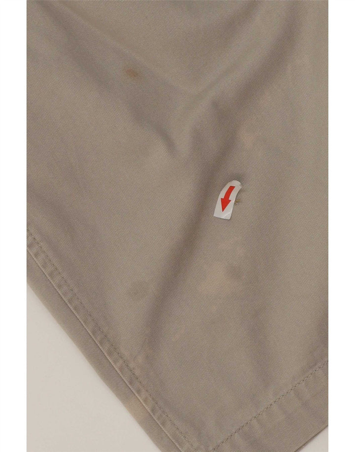Pantaloncini chino da uomo Marks & Spencer W42 2XL cotone grigio
